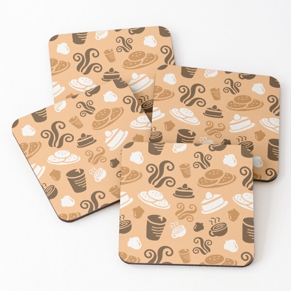 Item preview, Cafe Vibe Coffee Dessert Sweets Pattern  designed and sold by mil-creates.