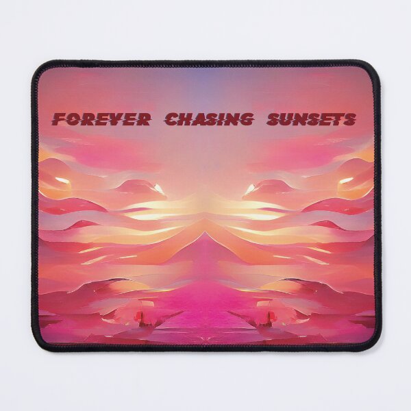 Item preview, Pink Blue Sunset Painting - Forever Chasing Sunsets designed and sold by Unaiza Khalid.