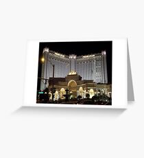 Monte Carlo..Las Vegas by Night Greeting Card