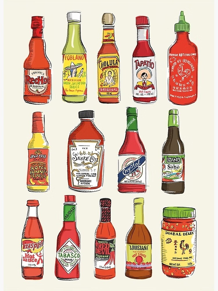 "Hot Sauce Vintage" Poster for Sale by denieltemplon Redbubble