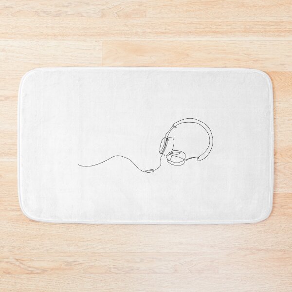 Item preview, continuous line art drawing headset designed and sold by mdpzart.
