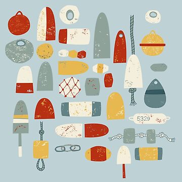 Artwork thumbnail, Fishing Floats by squirrell