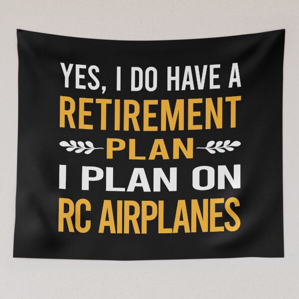 Item preview, My Retirement Plan RC Airplane Airplanes Plane Planes designed and sold by shannonim7t.