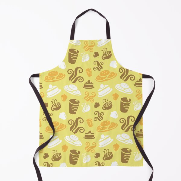 Item preview, Yellow Cafe Vibe Coffee Dessert Sweets Pattern designed and sold by mil-creates.