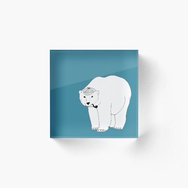 Bearlock Holmes Acrylic Block