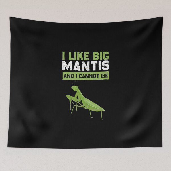 Item preview, I Like Big Funny Bug Hunting For A Mantis Lover Entomologist designed and sold by Nessshirts.