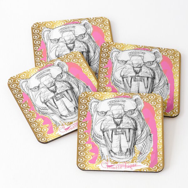 Item preview, Chinese Tiger (Drawing by Alice CCI) designed and sold by VanyssaGraphics.