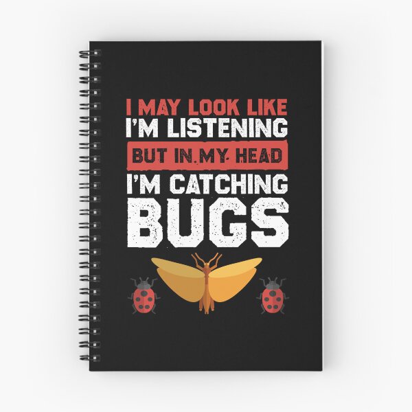 Item preview, I May Look Like I'm Listening Funny Entomologist Bug Catcher designed and sold by Nessshirts.