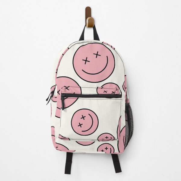 Kawaii face pastel backpack best sale