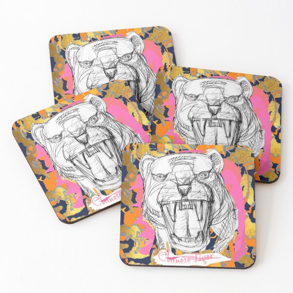 Item preview, Chinese Tiger (Drawing by Alice CCI) designed and sold by VanyssaGraphics.
