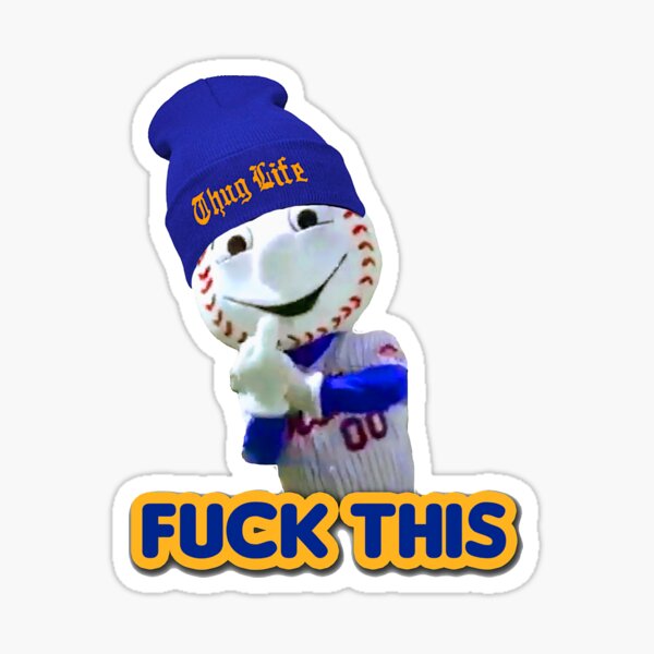 New York Mets Mr Met Sticker transparent PNG - StickPNG