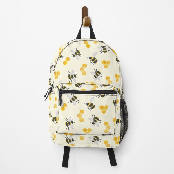 Item preview, Watercolor Bee and Honey Comb Pattern For Beekeepers and Bee Lovers designed and sold by JokeGysen.