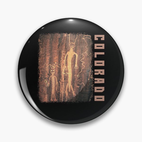 Item preview, Ancient Alien Petroglyphs Colorado. Unusually tall figures. designed and sold by studiohfy.