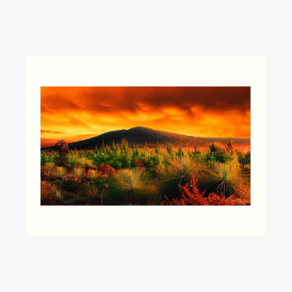 Fire In The Sky Art Print