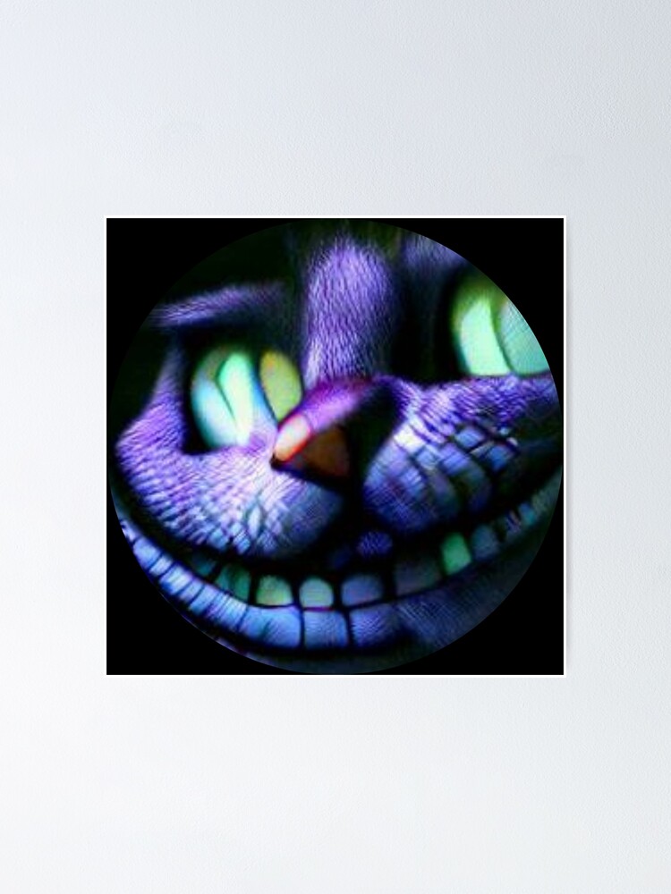 "Hyper realistic abstract cheshire cat" Poster for Sale by Shiablue