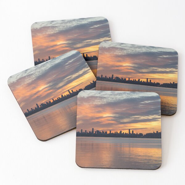 Item preview, Spectacular Sky - Toronto Distinctive Skyline Just Before Sunrise designed and sold by Georgia Mizuleva.