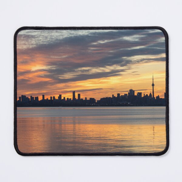 Item preview, Spectacular Sky - Toronto Distinctive Skyline Just Before Sunrise designed and sold by Georgia Mizuleva.