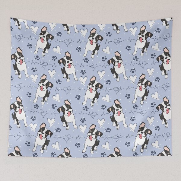 Item preview, LOVE Boston Terrier / Black 1 designed and sold by Lulupainting.
