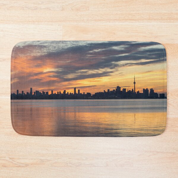 Item preview, Spectacular Sky - Toronto Distinctive Skyline Just Before Sunrise designed and sold by Georgia Mizuleva.