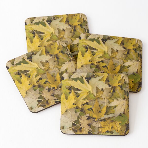 Item preview, Green leaf fall leaf pattern  designed and sold by Tanuja  Sharma.