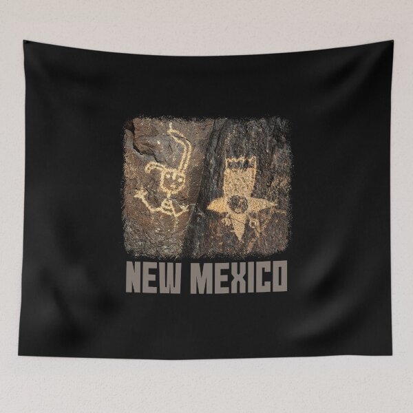 Item preview, Ancient Alien Petroglyphs Native Indians in New Mexico. A Rocket? designed and sold by studiohfy.