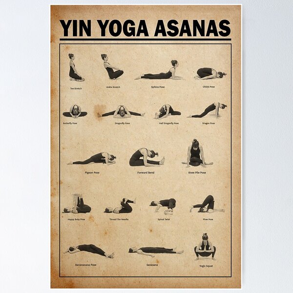 Item preview, YIN YOGA ASANAS  designed and sold by toniobnd51.