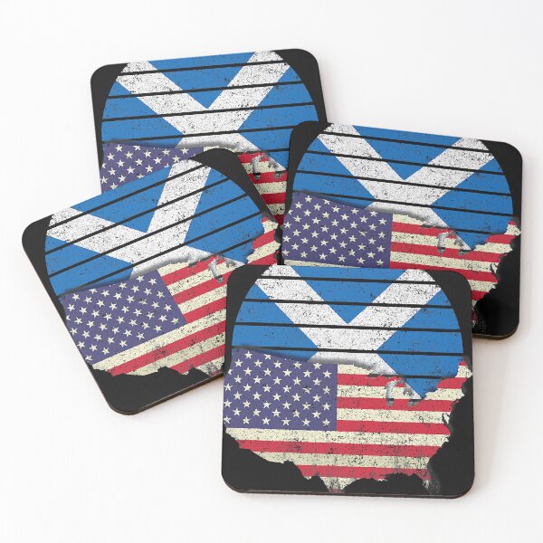 Item preview, Scottish American Flag Shirt American Grown Scottish Roots designed and sold by nedrae.