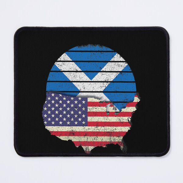 Item preview, Scottish American Flag Shirt American Grown Scottish Roots designed and sold by nedrae.