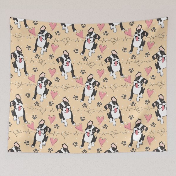 Item preview, LOVE Boston Terrier / Black 2 designed and sold by Lulupainting.