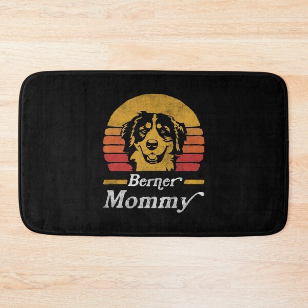 Item preview, Retro Vintage Bernese Mountain Dog Mommy designed and sold by More Cute Dogs.