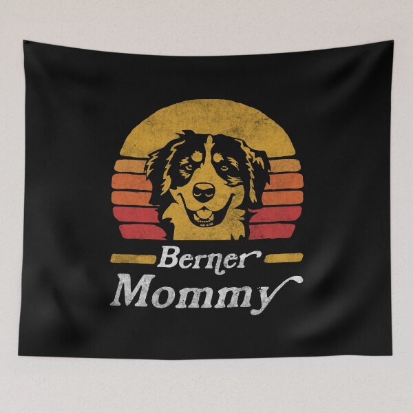 Item preview, Retro Vintage Bernese Mountain Dog Mommy designed and sold by More Cute Dogs.