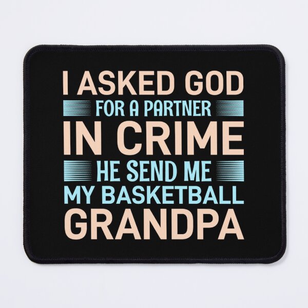Item preview, I Asked God For A Partner In Crime Sticker designed and sold by ayeshadanaqws.