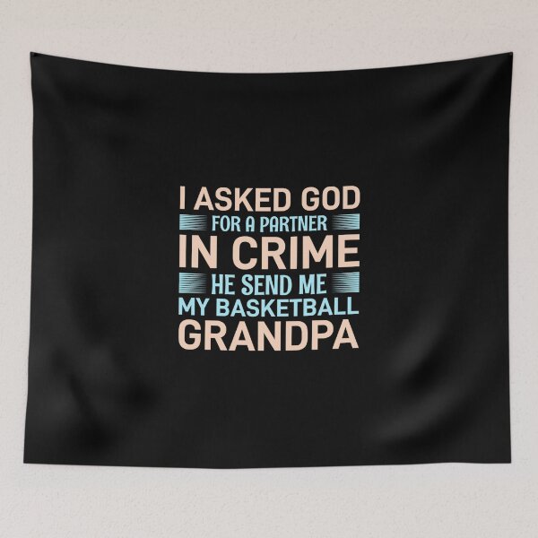 Item preview, I Asked God For A Partner In Crime Sticker designed and sold by ayeshadanaqws.