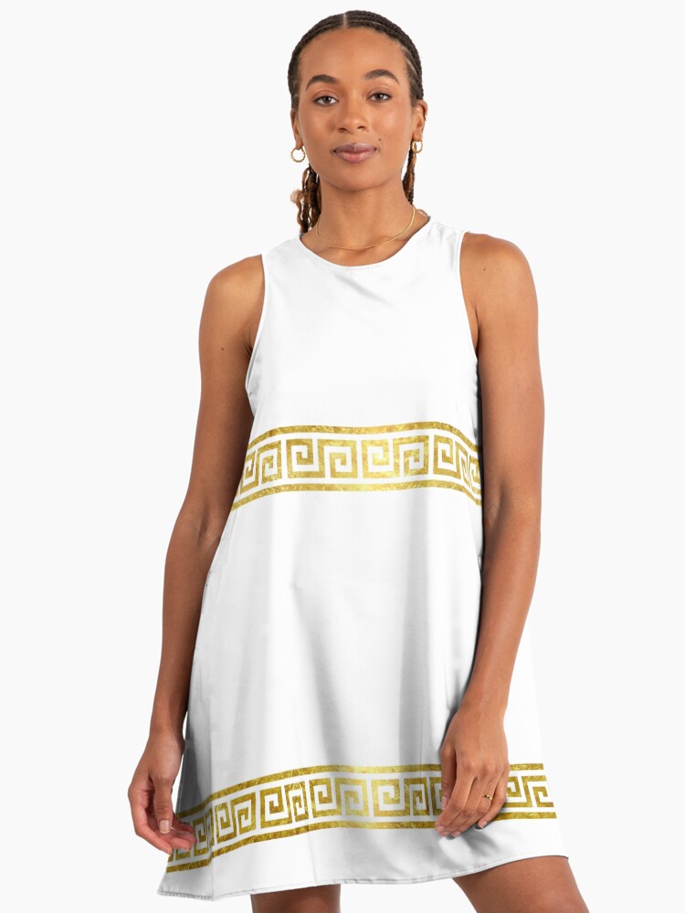 flowy greek dress Mylie Denim Maxi Dress main image 1