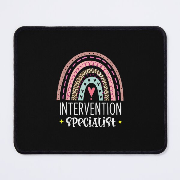 Item preview, Intervention Specialist Rainbow Leopard Teacher School Love  designed and sold by AdonisShop.