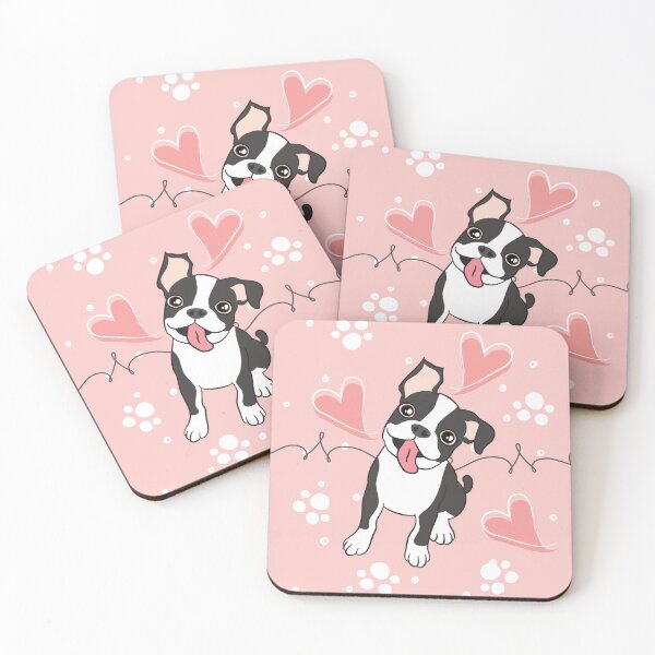 Item preview, LOVE Boston Terrier / Black 3 designed and sold by Lulupainting.