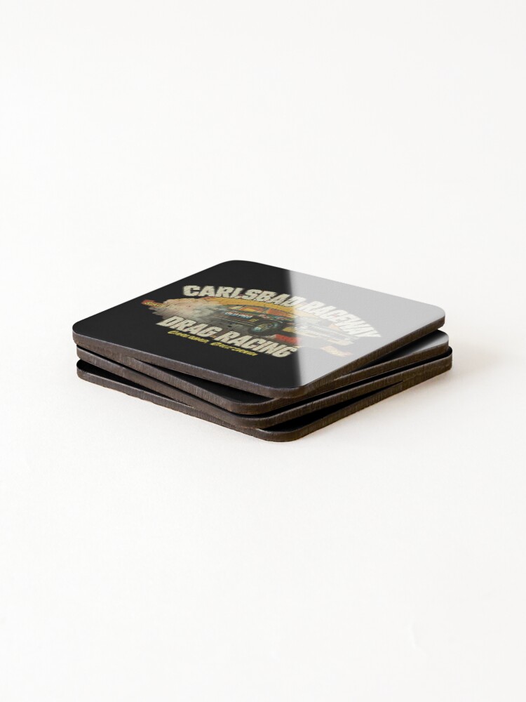 Thumbnail 4 of 5, Coasters (Set of 4), Carlsbad Raceway Drag Racing 1964 designed and sold by Peaormi283.