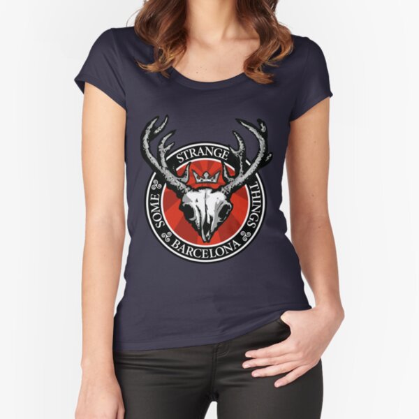 HORNY DEAD STUFF Fitted Scoop T-Shirt