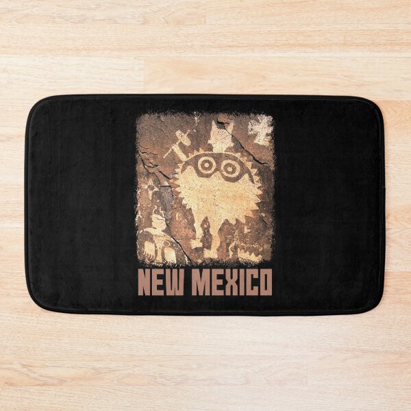 Item preview, Ancient Alien Petroglyphs Native Indians in New Mexico. A shield man. designed and sold by studiohfy.