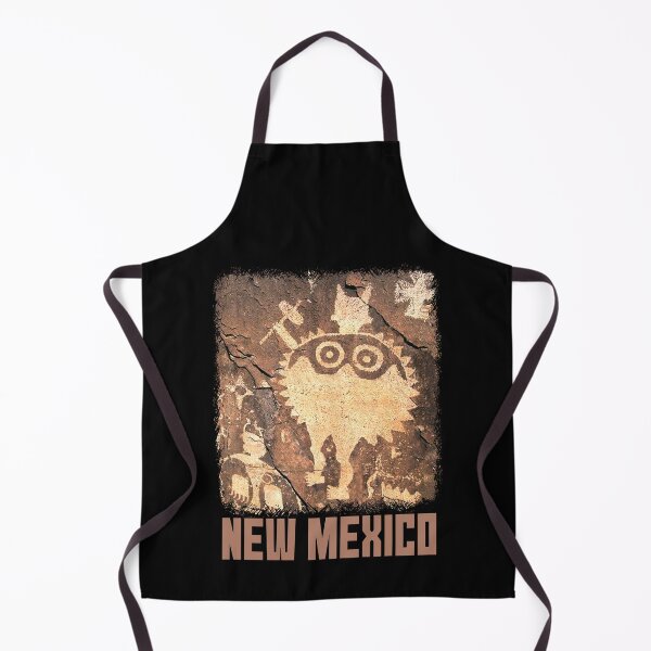 Item preview, Ancient Alien Petroglyphs Native Indians in New Mexico. A shield man. designed and sold by studiohfy.