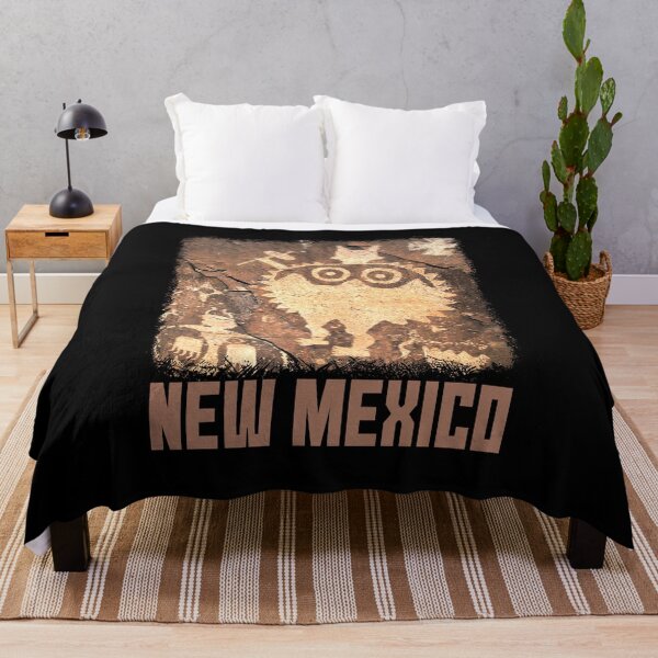 Item preview, Ancient Alien Petroglyphs Native Indians in New Mexico. A shield man. designed and sold by studiohfy.