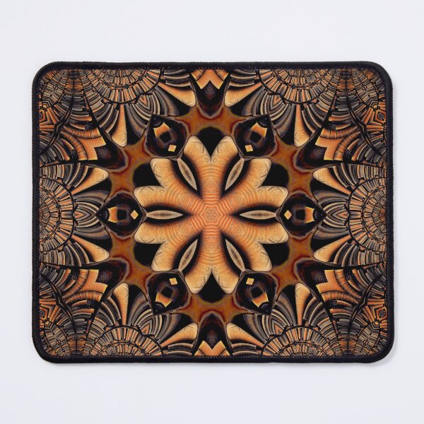 Item preview, GOLDEN coloured Leather-bound BOOK KALEIDOSCOPE DESIGN and PATTERN designed and sold by mister-john.