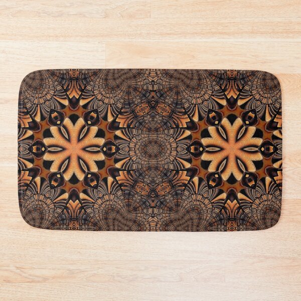 Item preview, GOLDEN coloured Leather-bound BOOK KALEIDOSCOPE DESIGN and PATTERN designed and sold by mister-john.