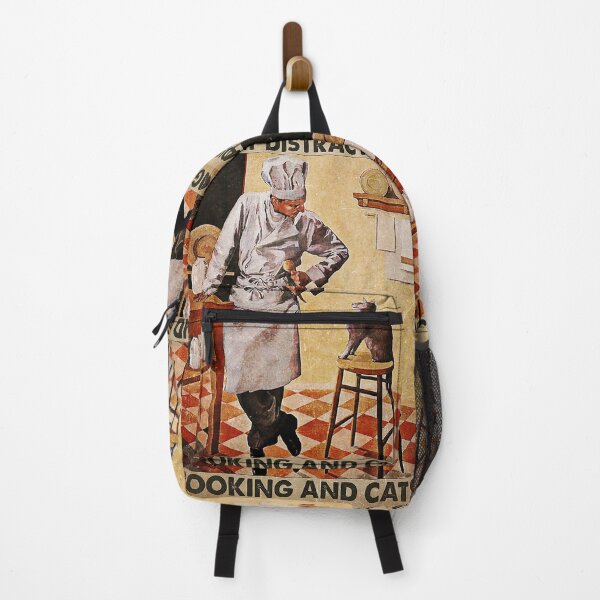 Item preview, Easily distracted by cooking and cats designed and sold by sellexxf69.