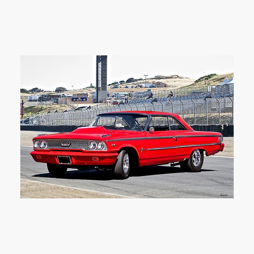 Lamina Metalica 1963 Ford Galaxie 500 Xl I De Davekoontz Redbubble