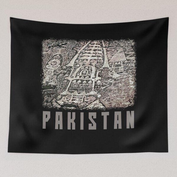 Item preview, Ancient Alien Petroglyphs Pakistan. Rocket or spaceship? designed and sold by studiohfy.