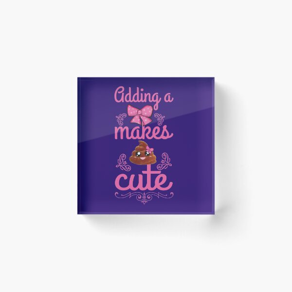 Item preview, Adding a Bow Makes Poop Cute designed and sold by nifner.