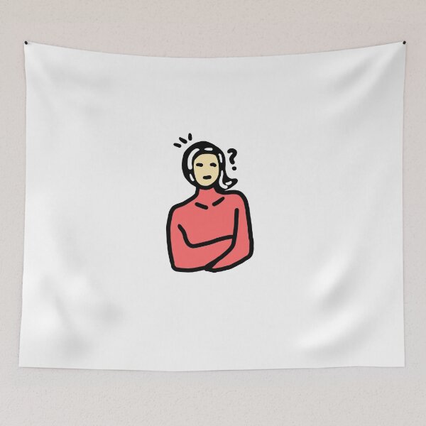 Item preview, a women have their own facial expressions and thoughts designed and sold by crazyhome.