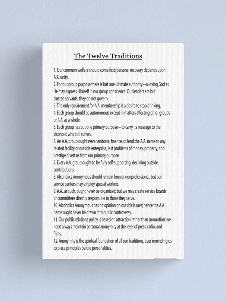 12 Steps And 12 Traditions Printable
