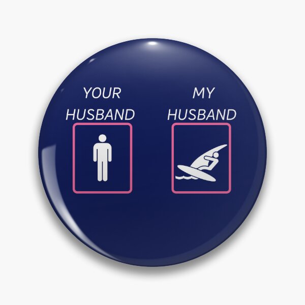 Item preview, Your Husband My Husband Windsurfer designed and sold by HBVinyls.